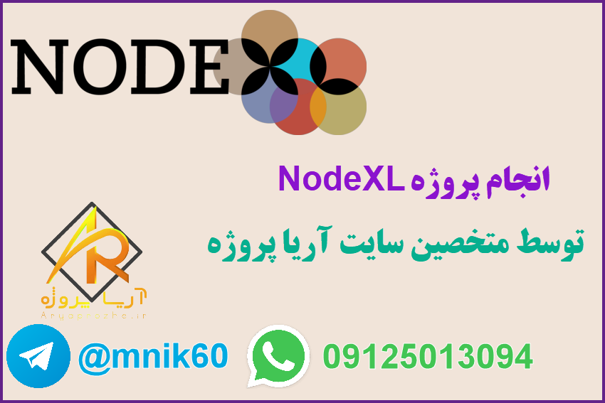 انجام پروژه NodeXL