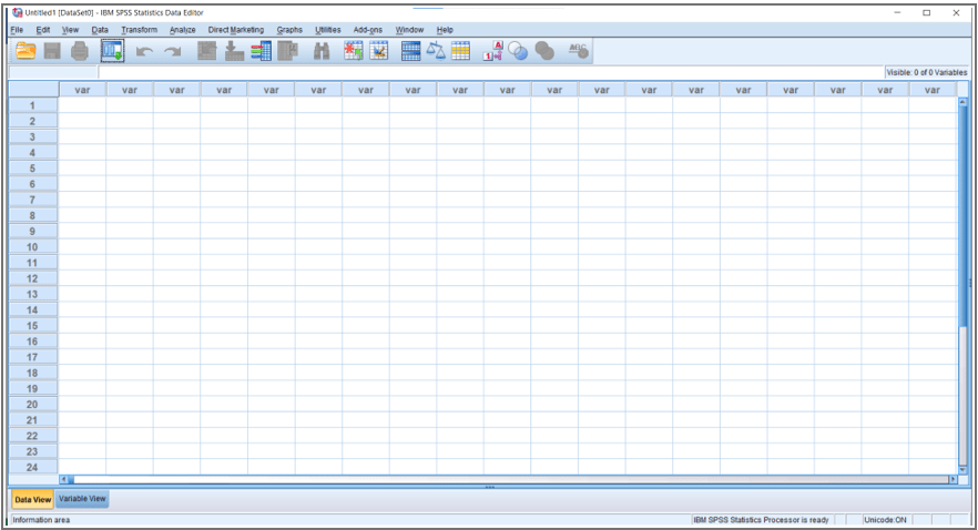باز کردن SPSS