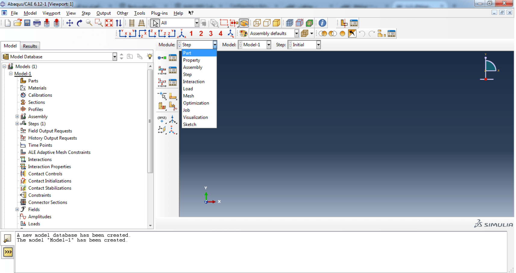 Different Abaqus modules and the role of the user interface in themماژول های مختلف آباکوس و نقش رابط کاربری در آنها