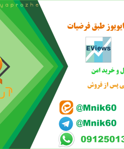 پروژه آماده ایویوز Eviews 