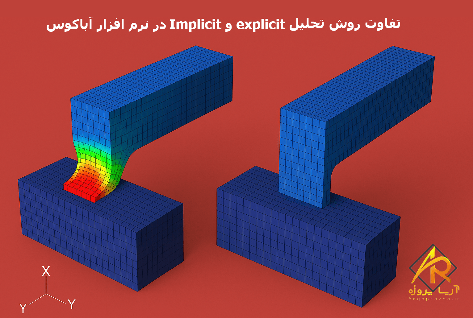 تفاوت تحلیل Explicit و Implicit در آباکوس abaqus