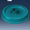 شبیه سازی عددی تماس چرخ با استفاده از نرم‌افزار آباکوس Abaqus
