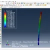 پروژه تحلیل کمانش ستون در آباکوس Abaqus - بررسی بار بحرانی و عیوب اولیه 4 پروژه نهایی و نتایج تحلیل کمانش ستون در آباکوس