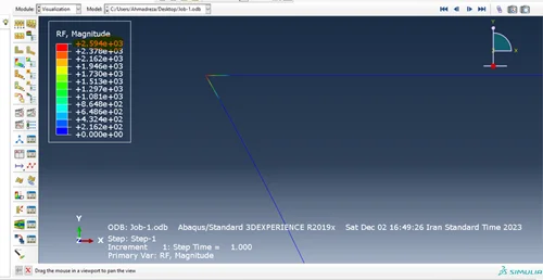 Truss Simulation Final Results of 2D Truss Simulation with Abaqus Software شبیه سازی خرپا نتایج نهایی شبیه سازی خرپای دوبعدی با نرم افزار آباکوس