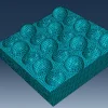 پروژه آماده تحلیل تماس ایمپلنت و استخوان در آباکوس Abaqus همراه فایل CAE 3 تصویری از abaqus mesh model 50722