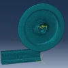 پروژه شبیه سازی چرخ و ریل قطار در آباکوس Abaqus همراه تحلیل ترمز و انتقال حرارت 71897 6 خروجی نهایی پروژه آماده شبیه سازی چرخ و ریل قطار در آباکوس