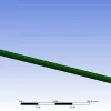 پروژه آماده انسیس - تحلیل تنش میله پادغلت سیستم تعلیق خودرو با ANSYS 2 تصویری از Anti Roll Bar Analysis 1000 N Shear Stress 99987